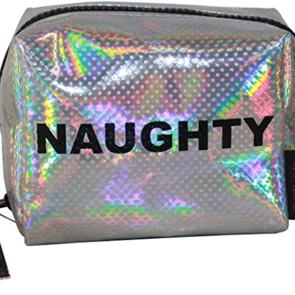 Naughty on 1 side/Nice on the other side cosmetic bag